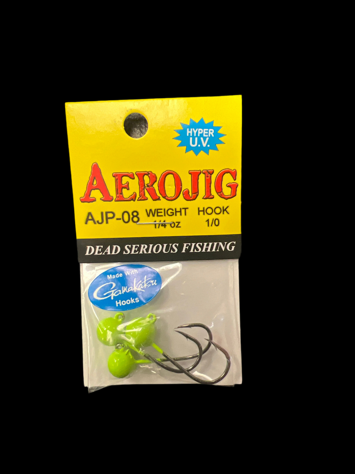 Aero Jig 1/4oz green Chartreuse