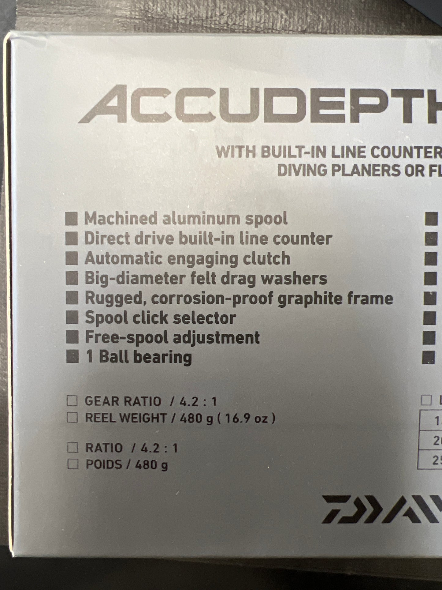 Daiwa Accudepth Line Counter Reel