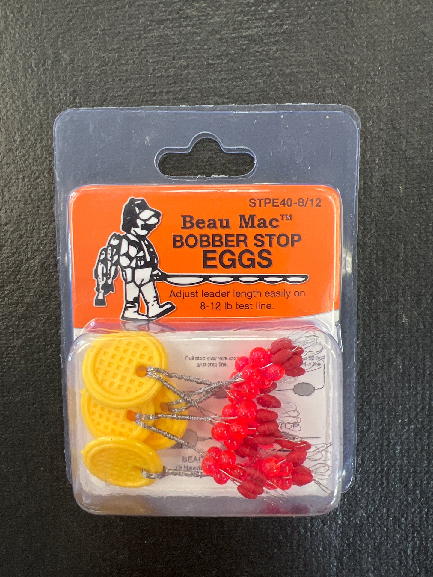 Beau Mac Bobber Stop Eggs 8/12lb line