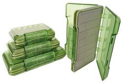 COLO/ANGLER CLEAR GREEN FLY BOX,LARGE