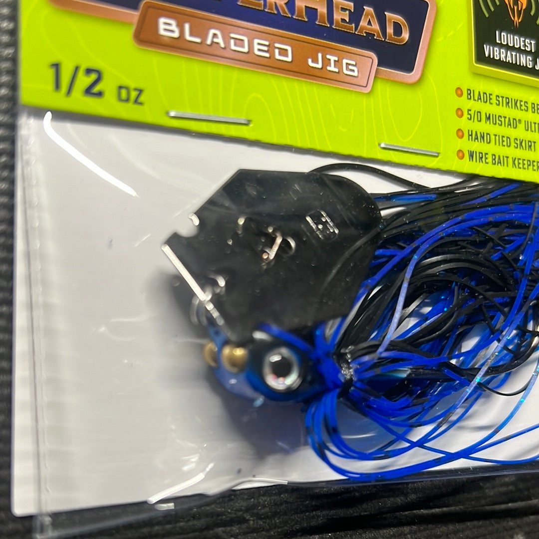 1st GEN Copper Head Bladed Jig 1/2oz Black/Blue