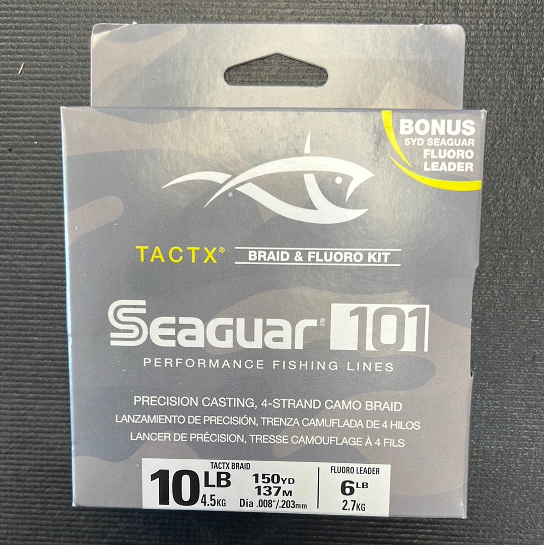 Seaguar 101 TACTX Braid & Fluoro Kit 10lb test 150 yards