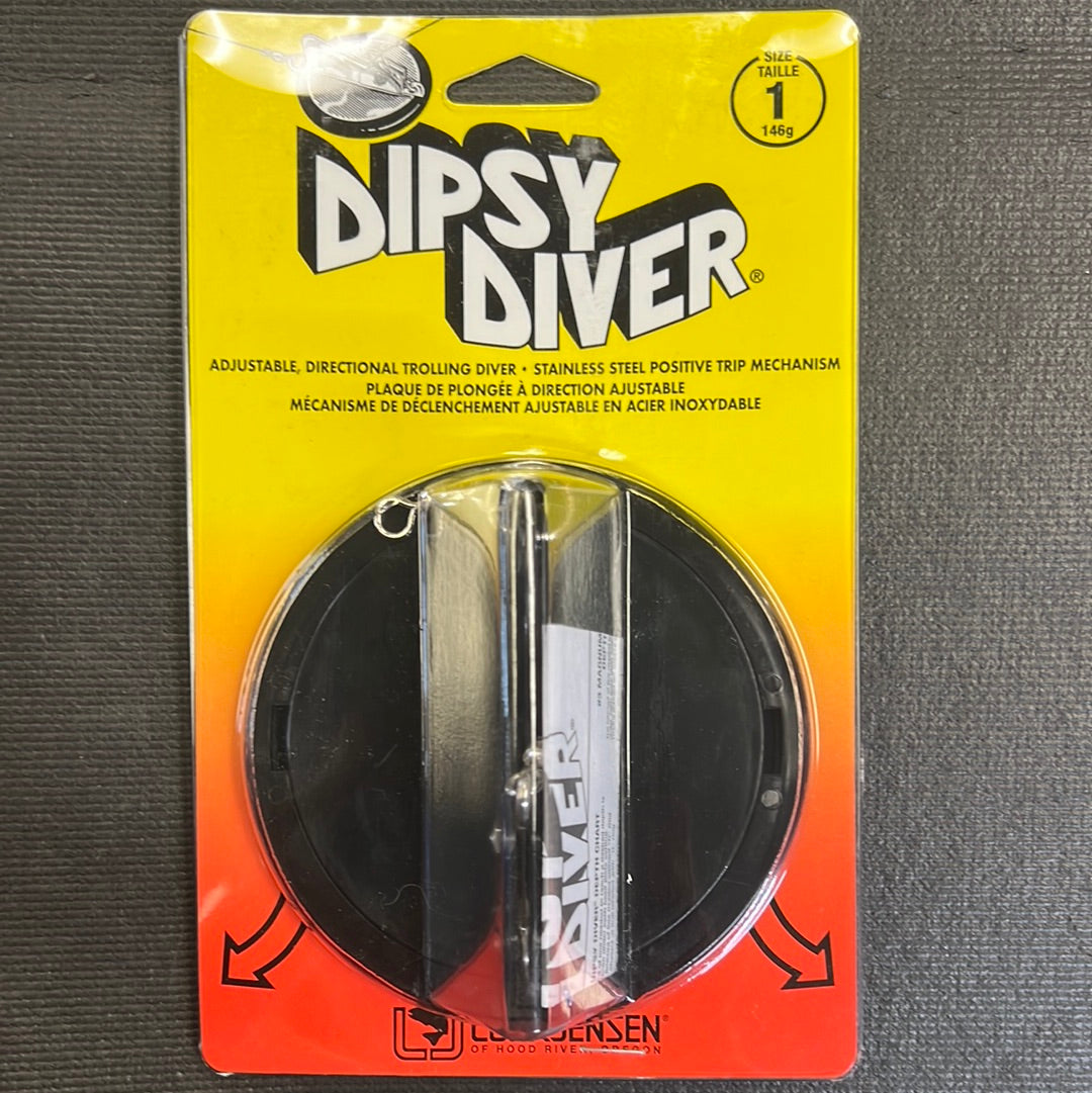 Luhr Jensen Dipsy Diver 50' Black