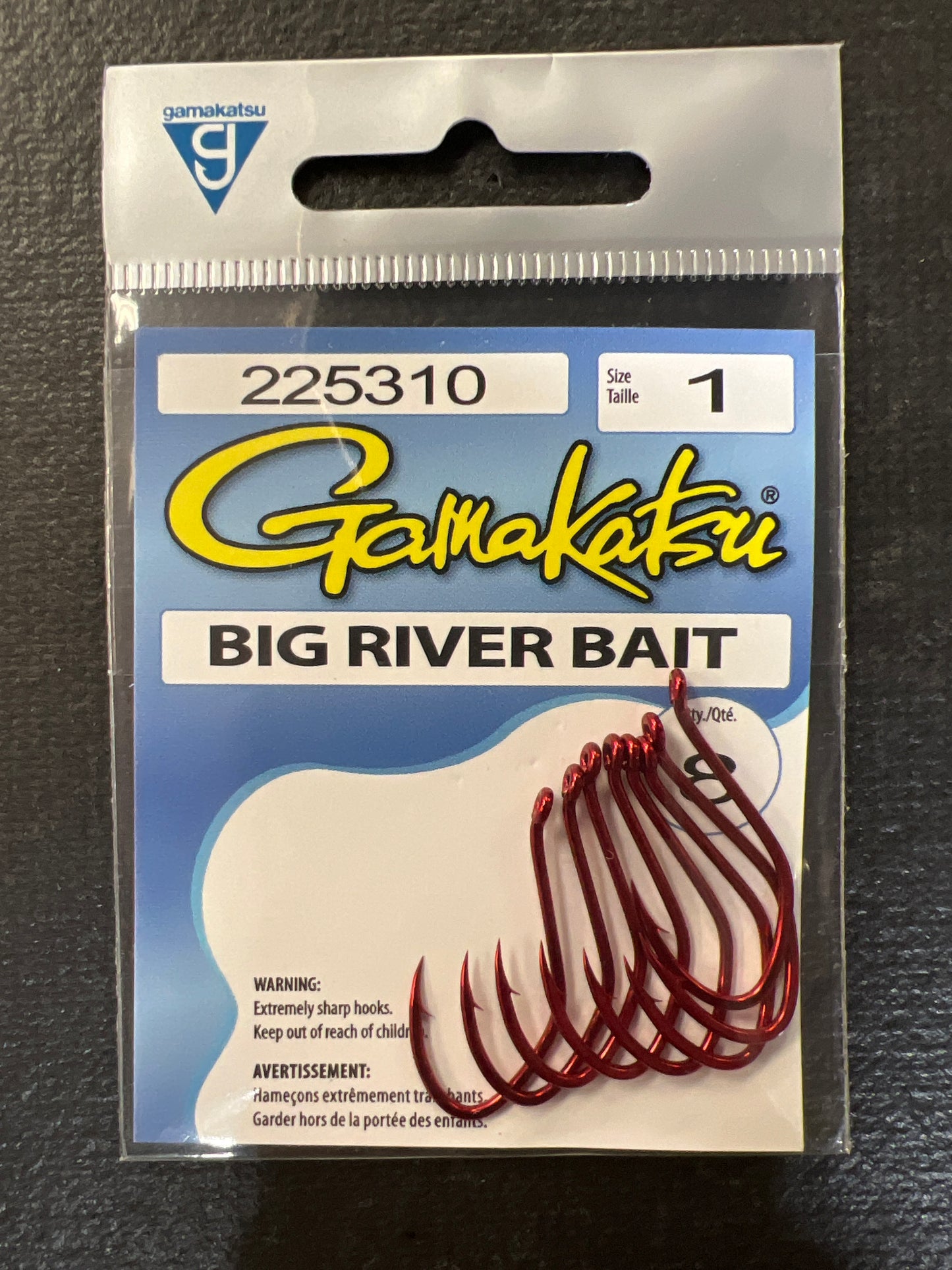 Gamakatsu Big River Bait Hooks Red