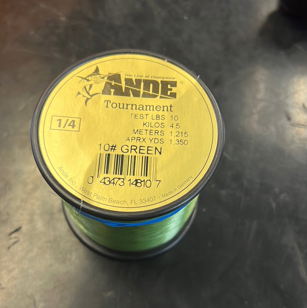 Ande Tournament 10# test 1/4lb
