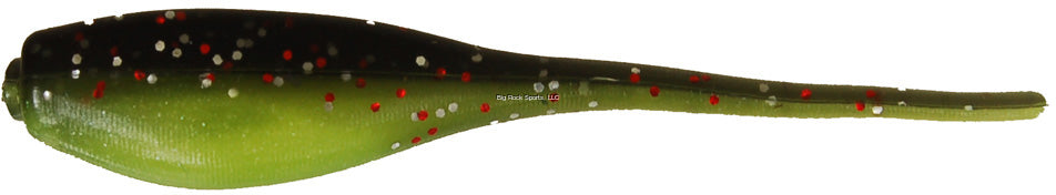 Bobby Garland baby shad 2” licorice/chart pearl