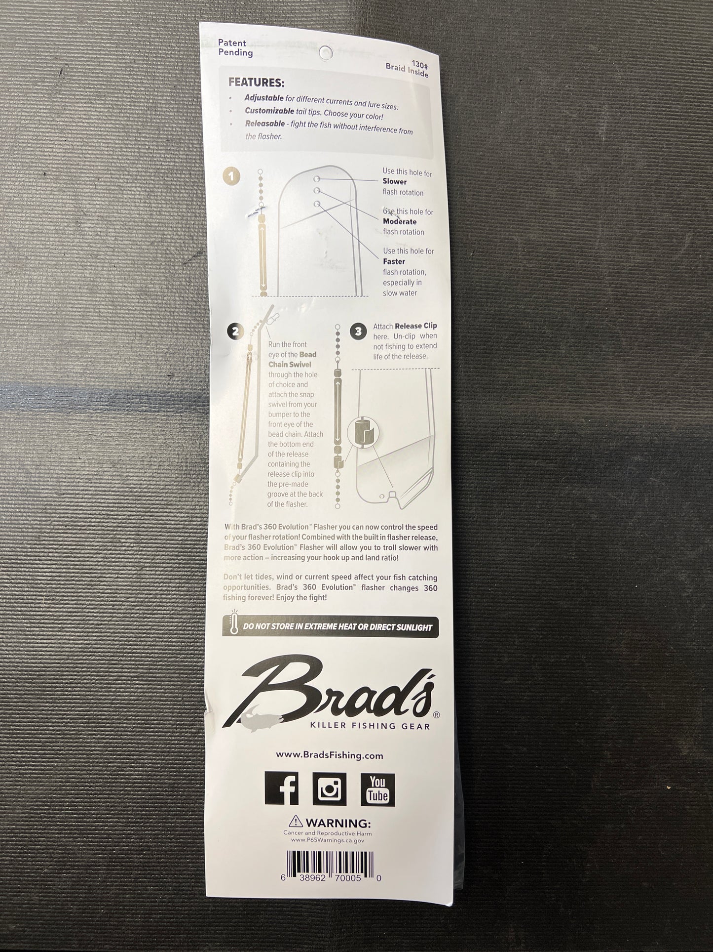 Brads 11" 360 Evolution Flasher 10" (Chewbacca)