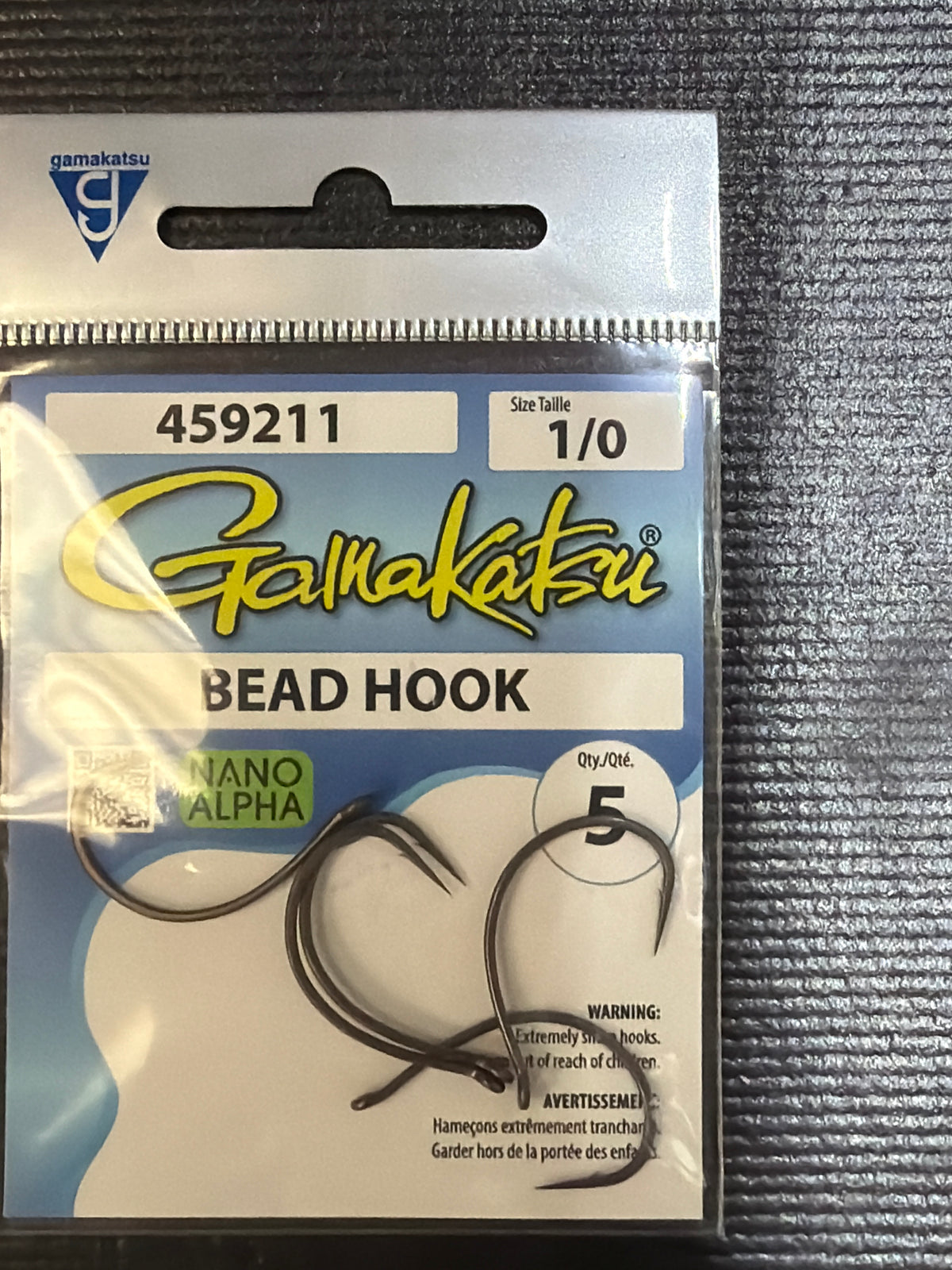 Gamakatsu Bead Hook 1/0
