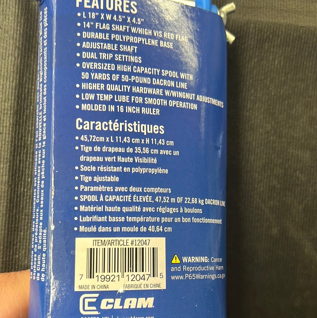 Clam Blue Ice "Pike" Tip-Up