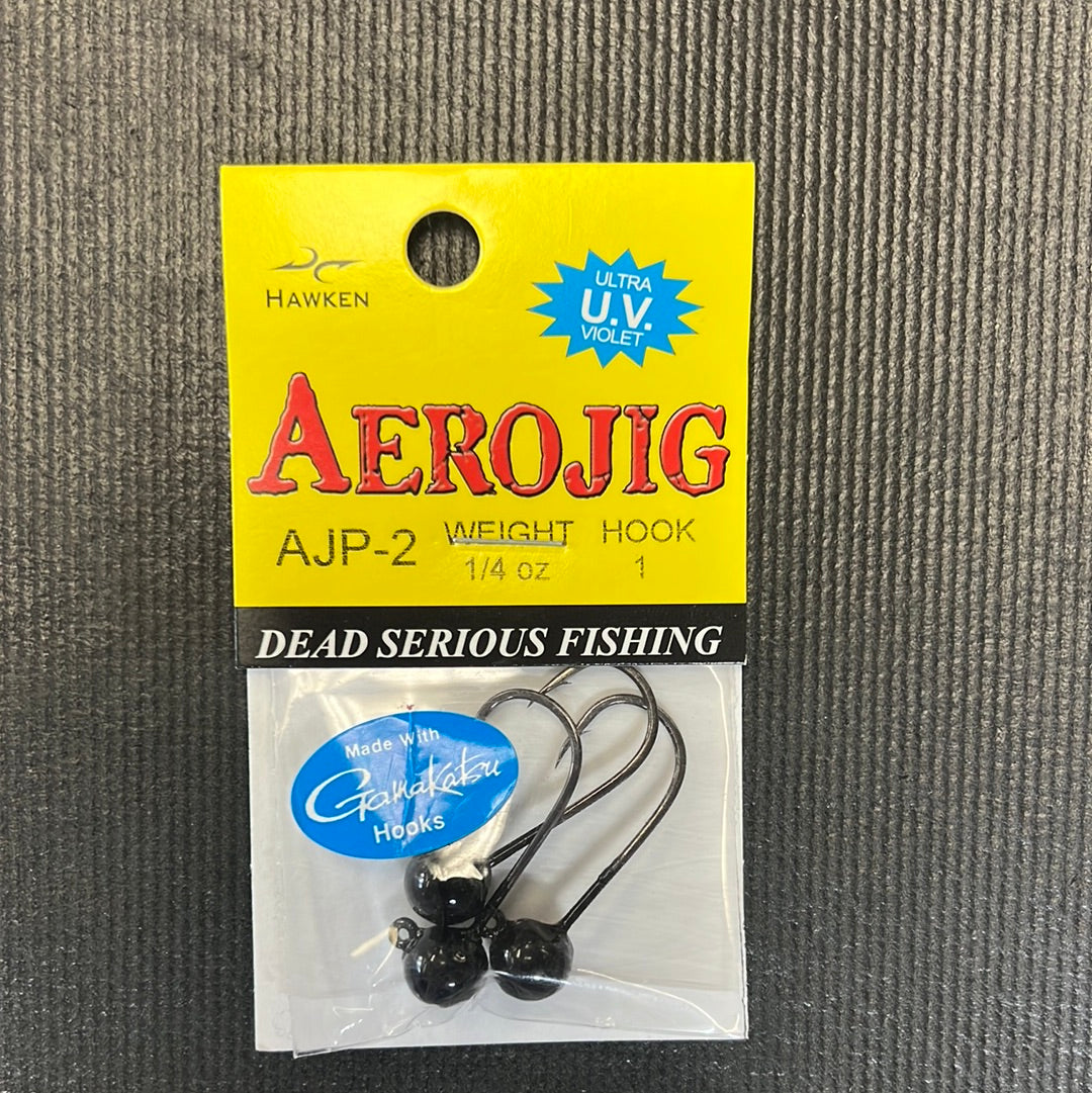 Aero Jig 1/4oz Black