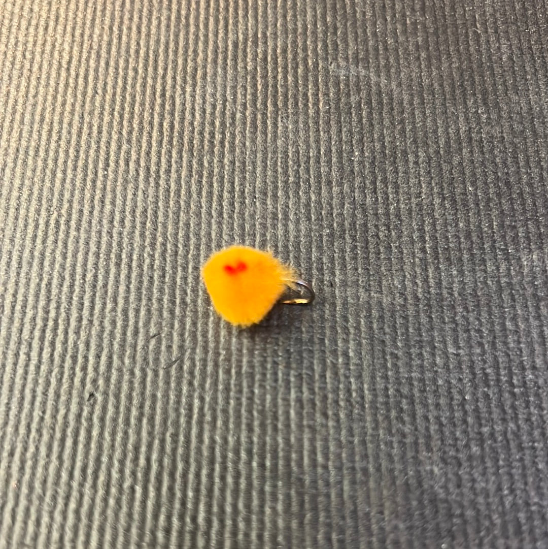 Jackson Cardinal Orange Glo Bug/Dot hook size 12