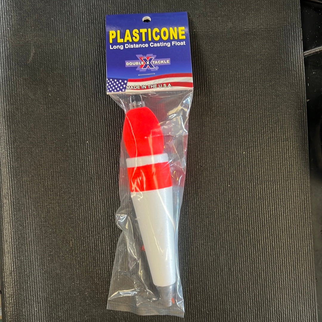 Double X Tackle 1oz Slip Bobber Red & White 6.3"