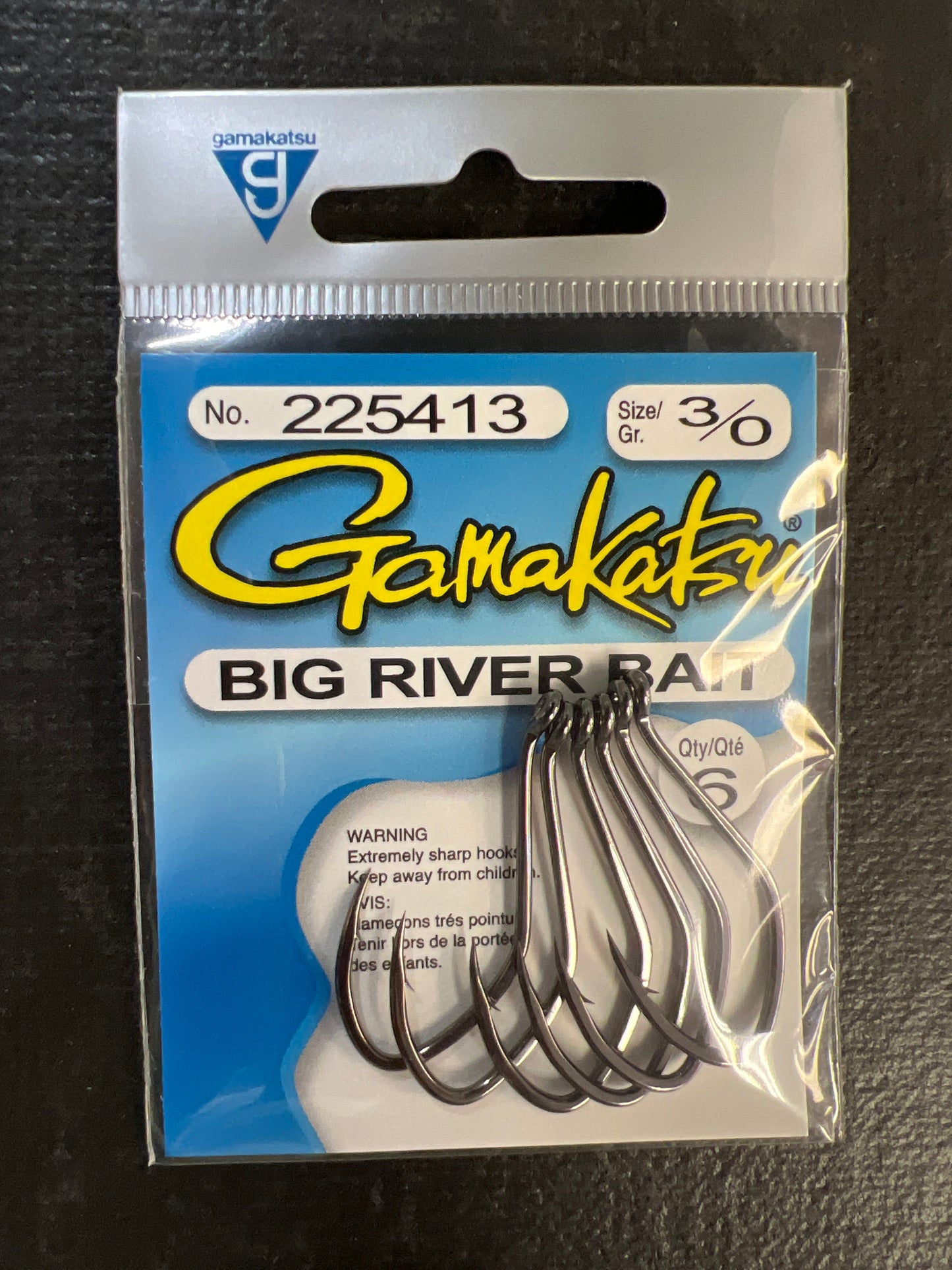 Gamakatsu Big River Bait Hooks (Black)