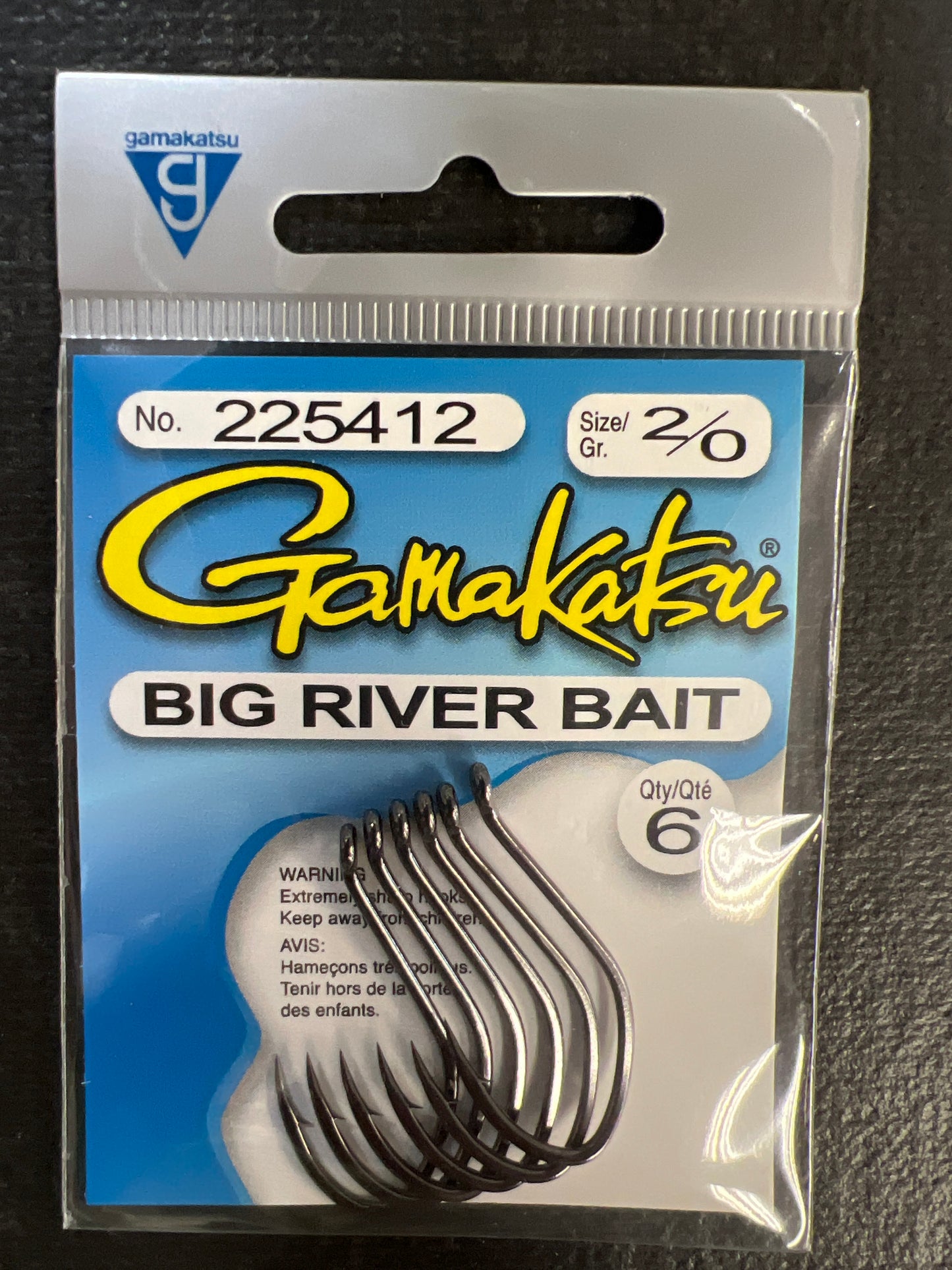 Gamakatsu Big River Bait Hooks (Black)