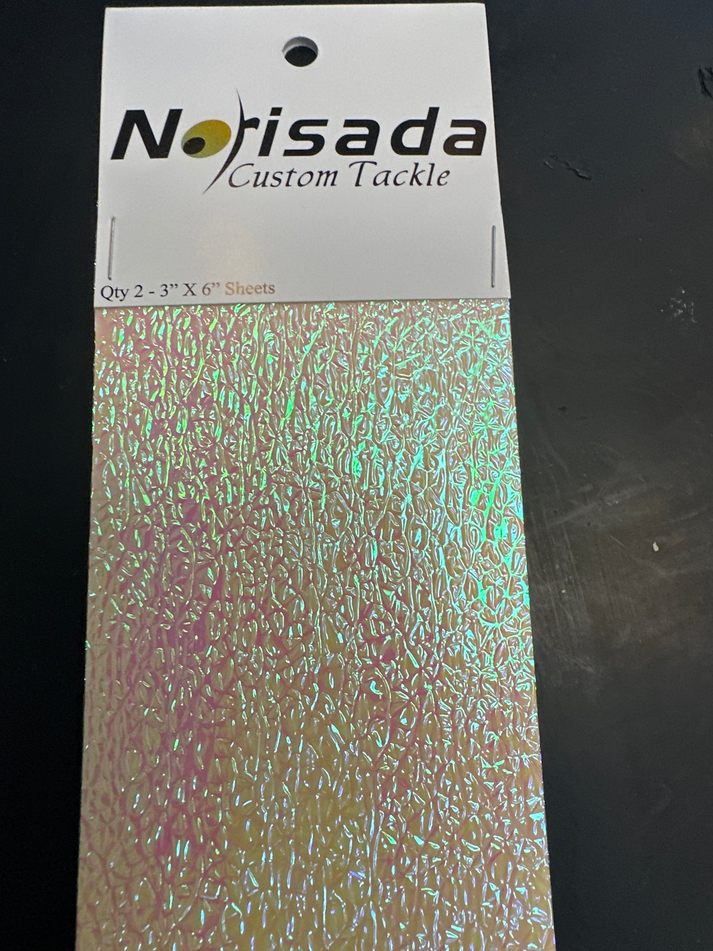 NORISADA BULK TAPE,GLOW CRACKLE(2)3"X6" STRIPS