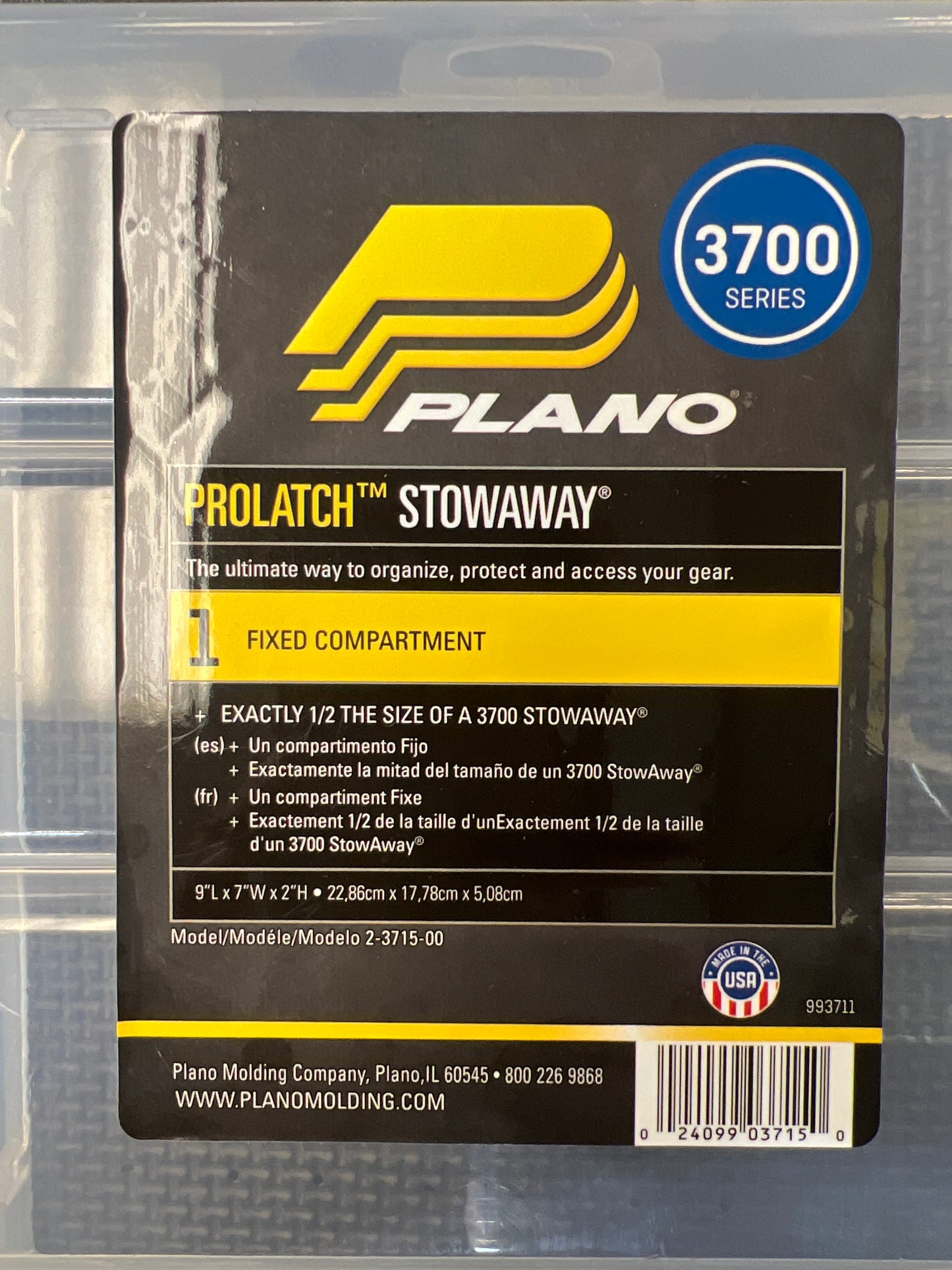 Plano Storage case with jig foam board