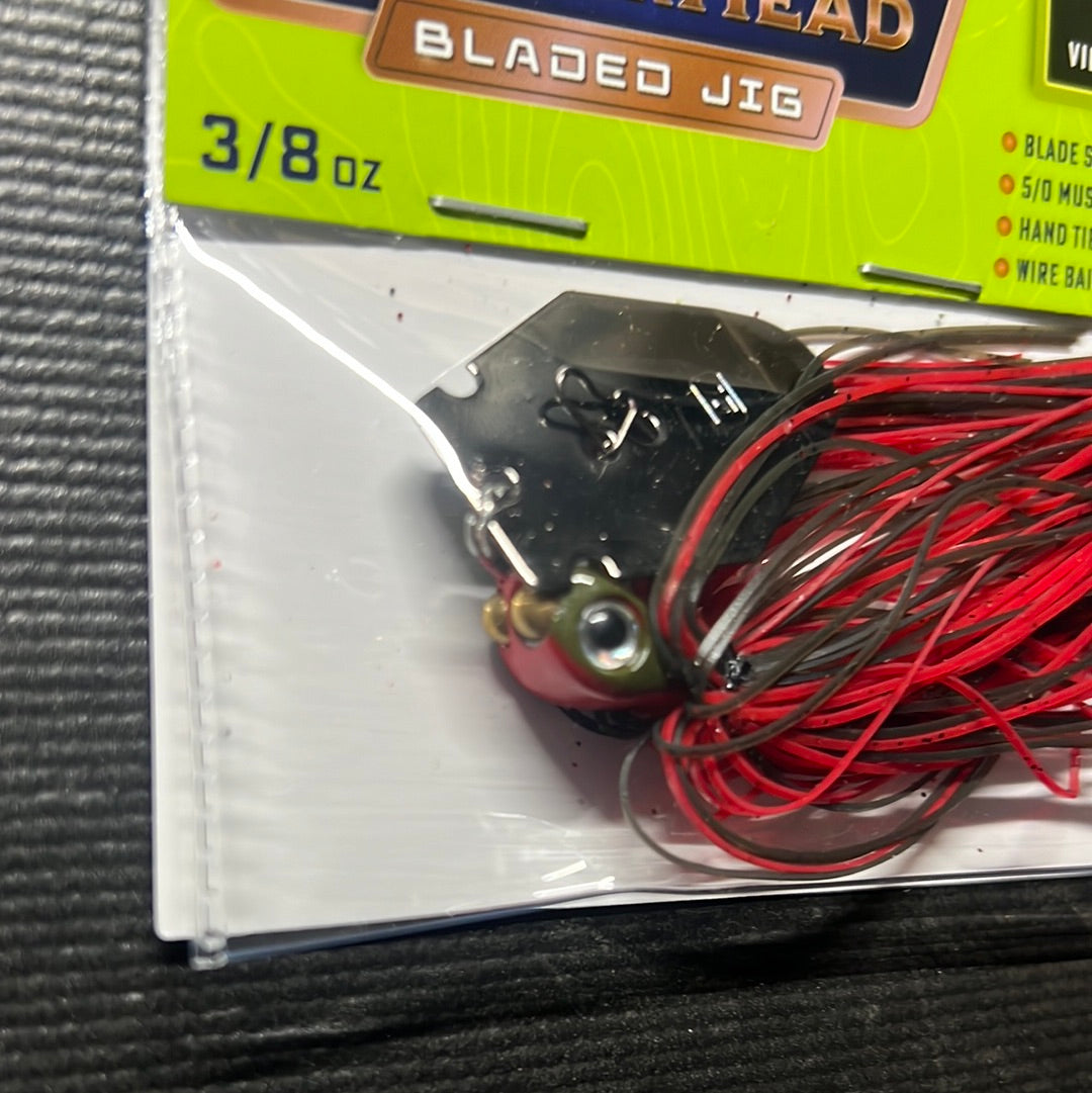 1st GEN Copper Head Bladed Jig 3/8oz Brown Fire