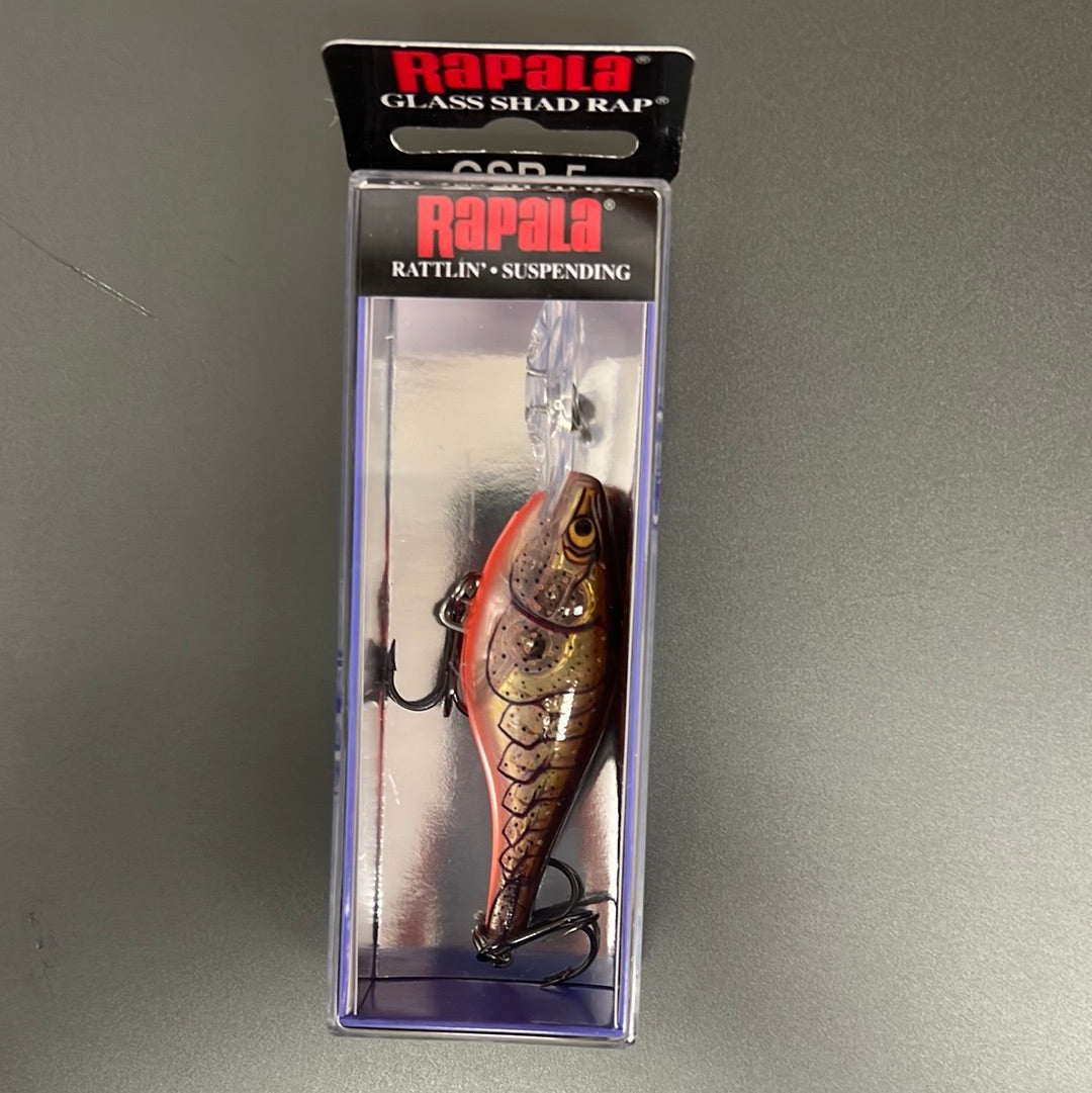 Rapala Glass Shad Rap 5 Glass Brown Crawdad