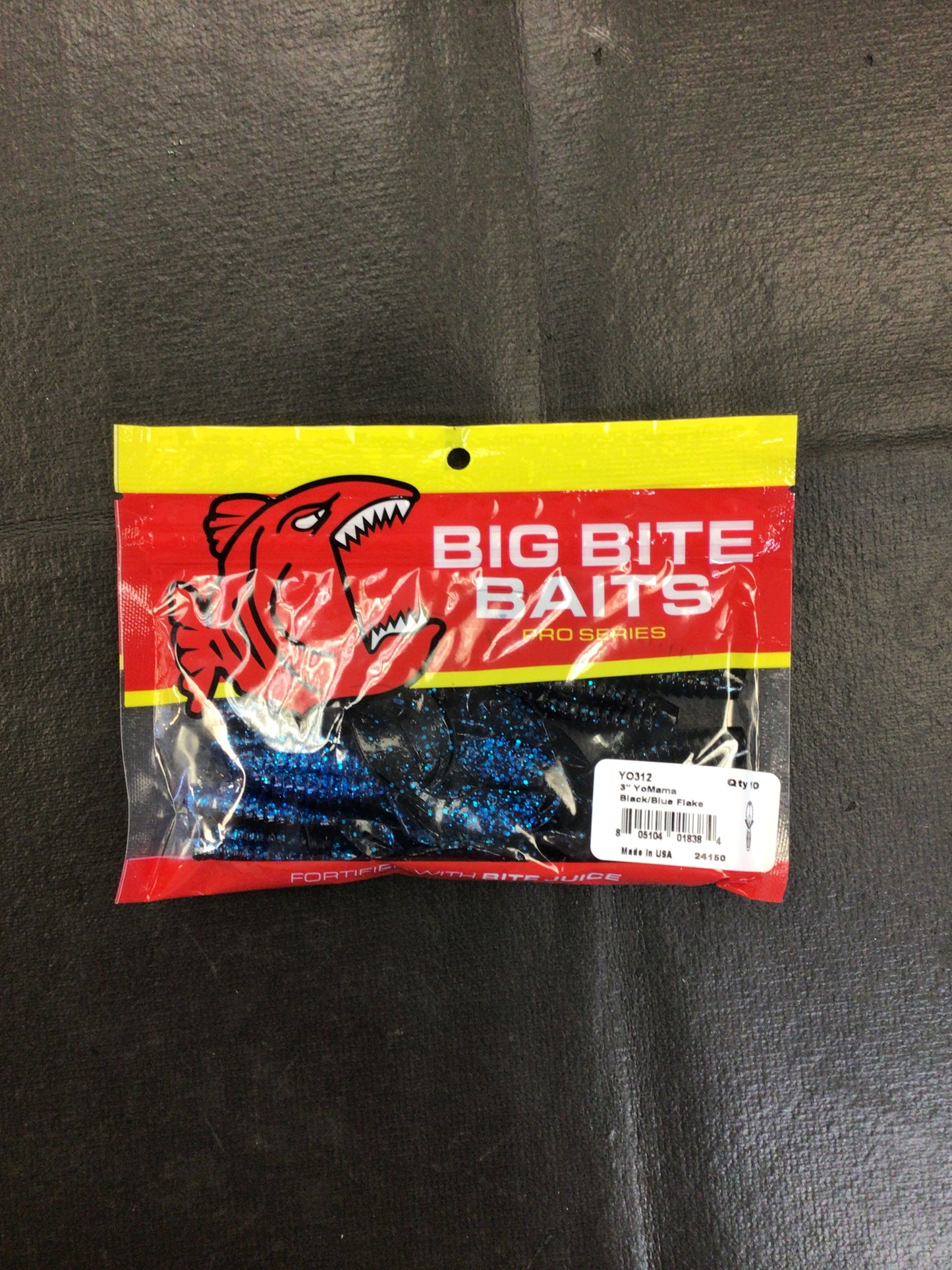 Big Bite Bates YoMama 3” black blue lam 10pk