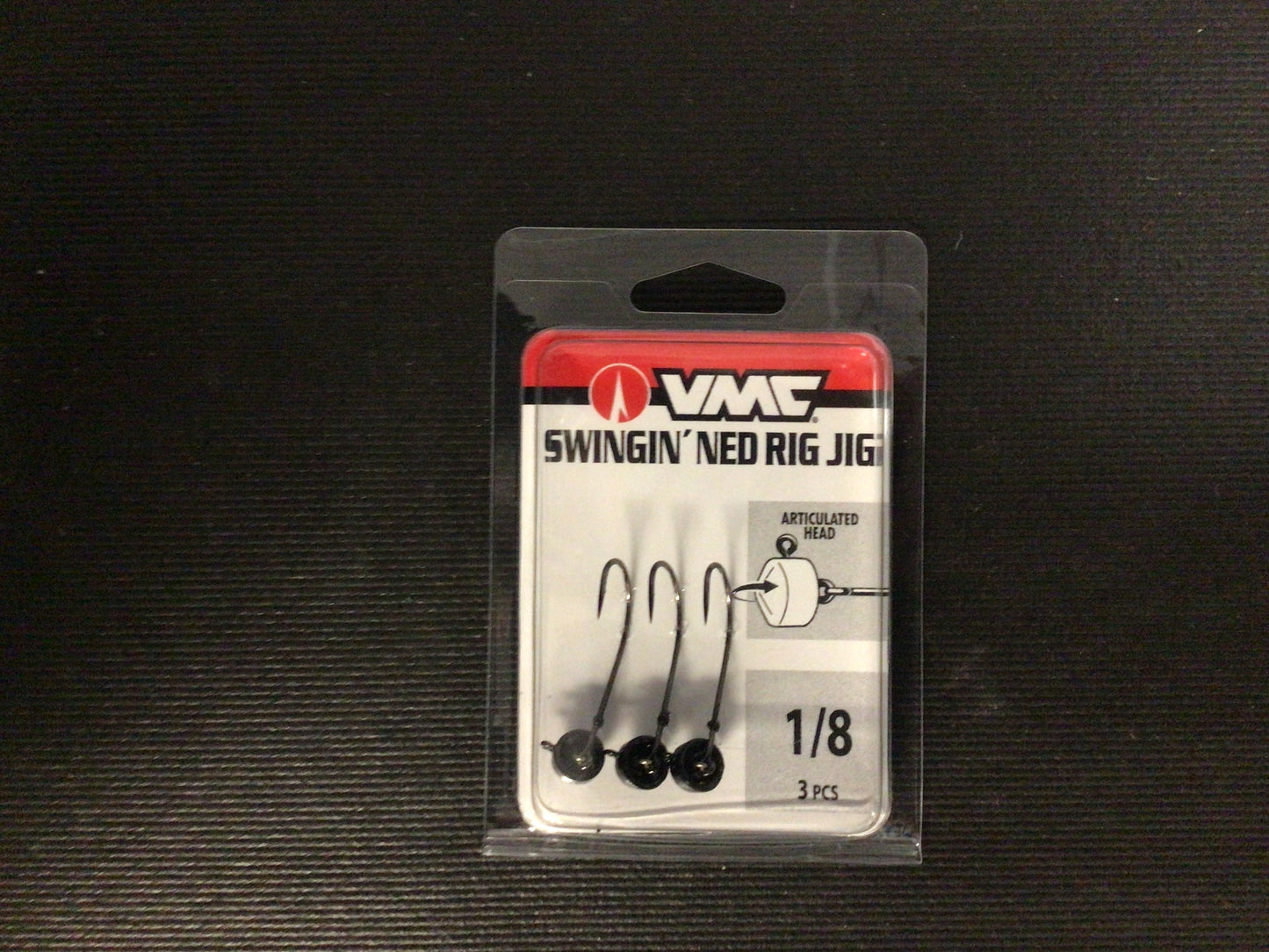 VMC SWINGIN NED JIG 1/8 black