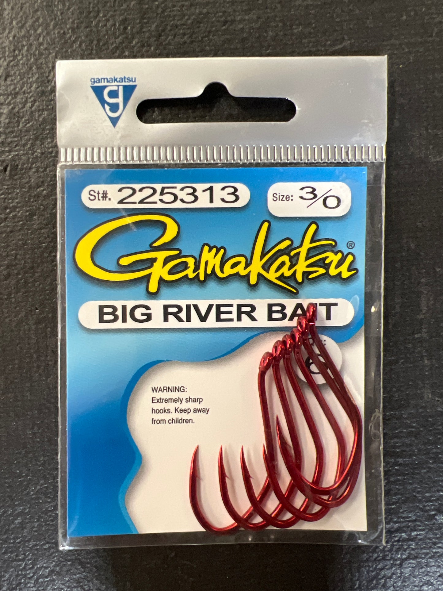 Gamakatsu Big River Bait Hooks Red