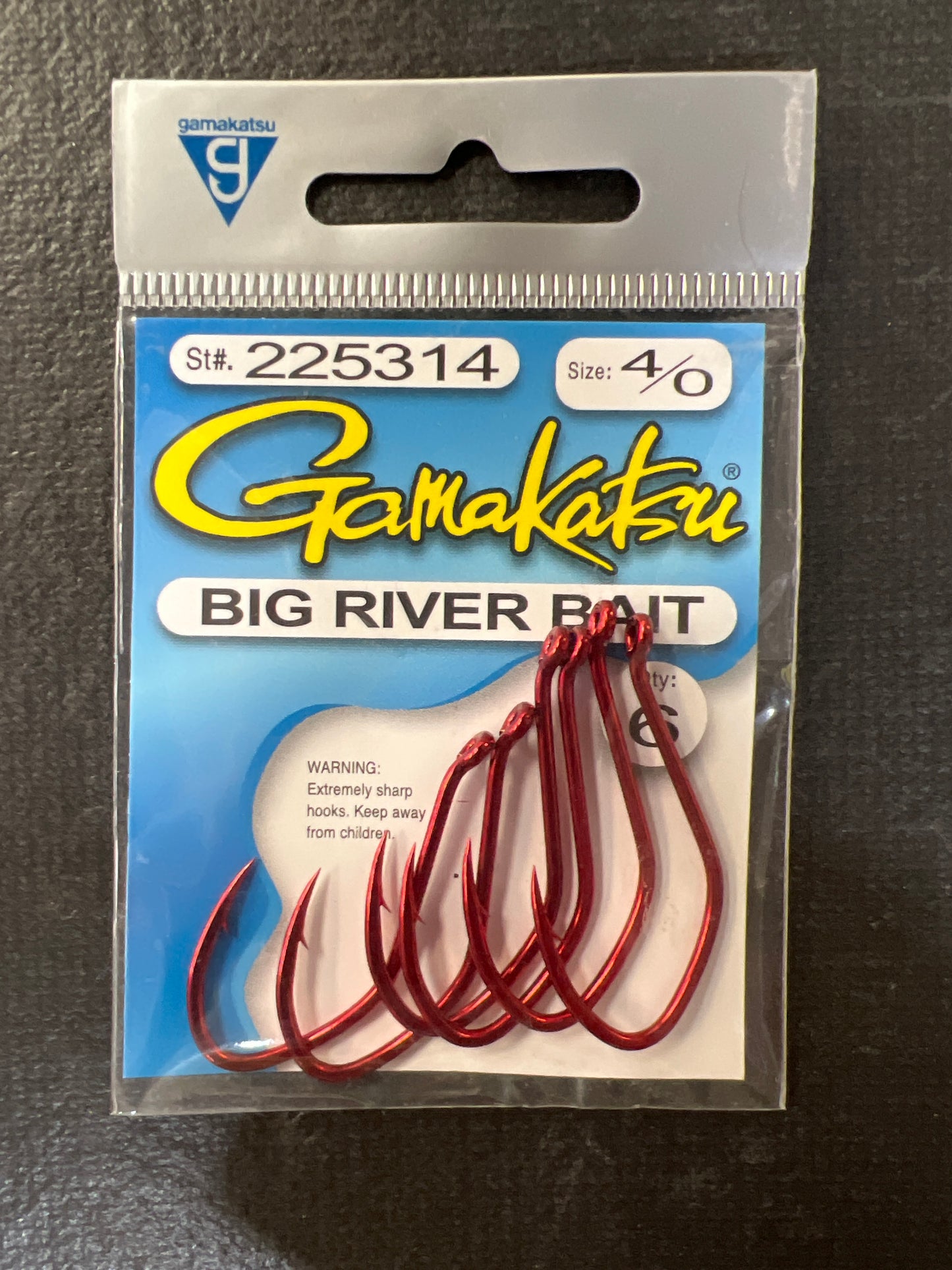 Gamakatsu Big River Bait Hooks Red