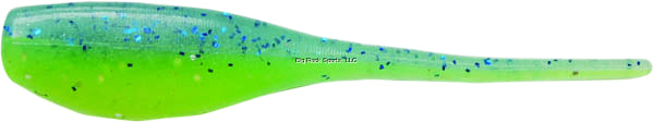 Bobby Garland MO' Glo Baby Shad Glow-In-The-Dark, 2", Screamer