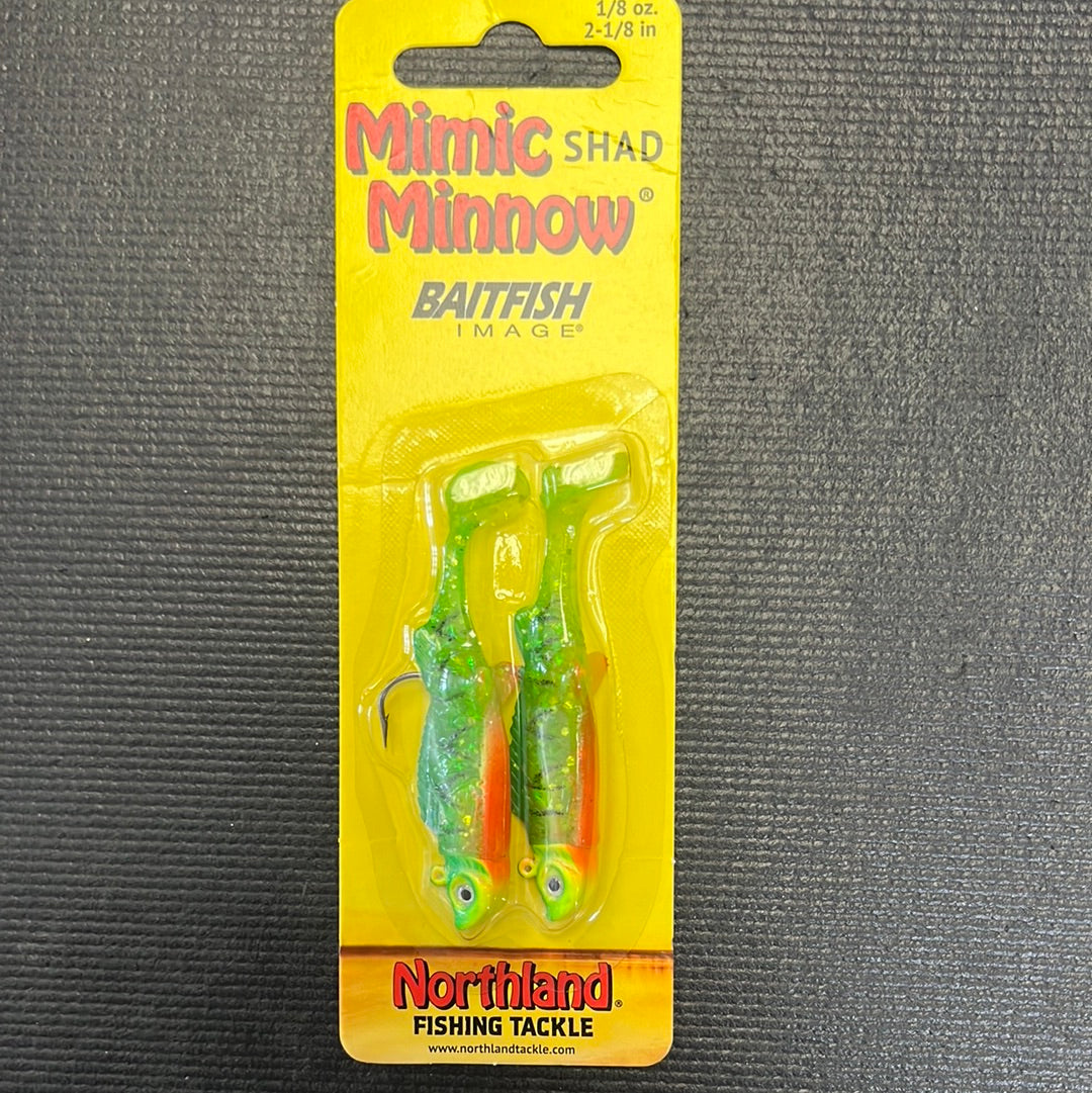 Northland mimic minnow 1/8oz #2 hook, Firetiger