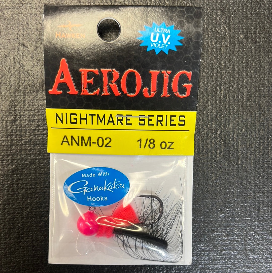 Aero Jig Nightmare series 1/8oz Cerise Nightmare