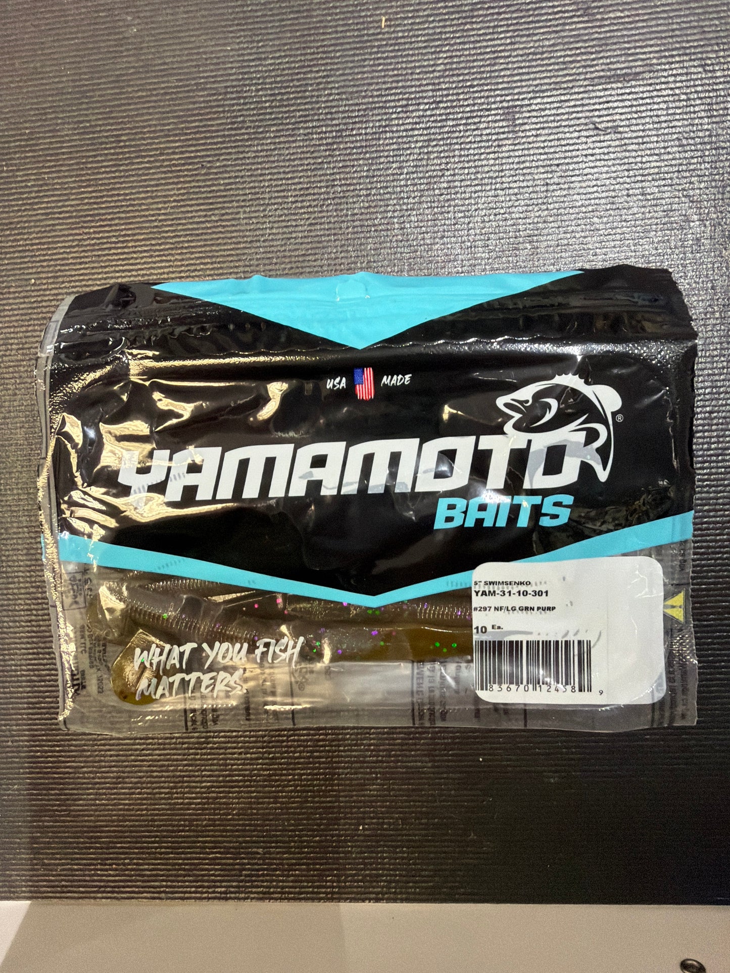 Yamamoto 5" Swimsenko NF/LG Green Purple