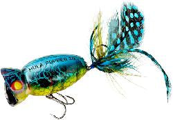 ARBOGAST 3/8OZ HULA POPPER 2.0,BLU KILL