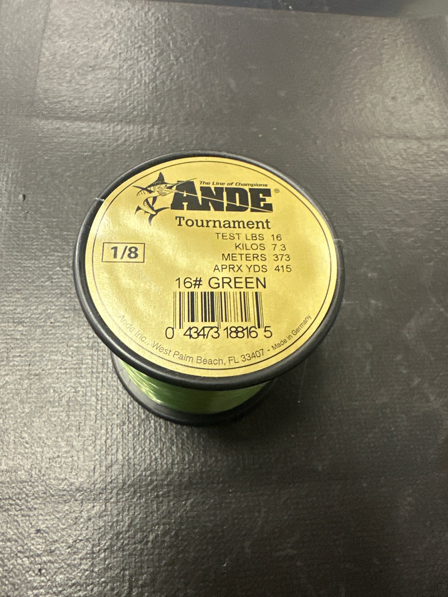 Ande 16lb 1/8 Tournament Green