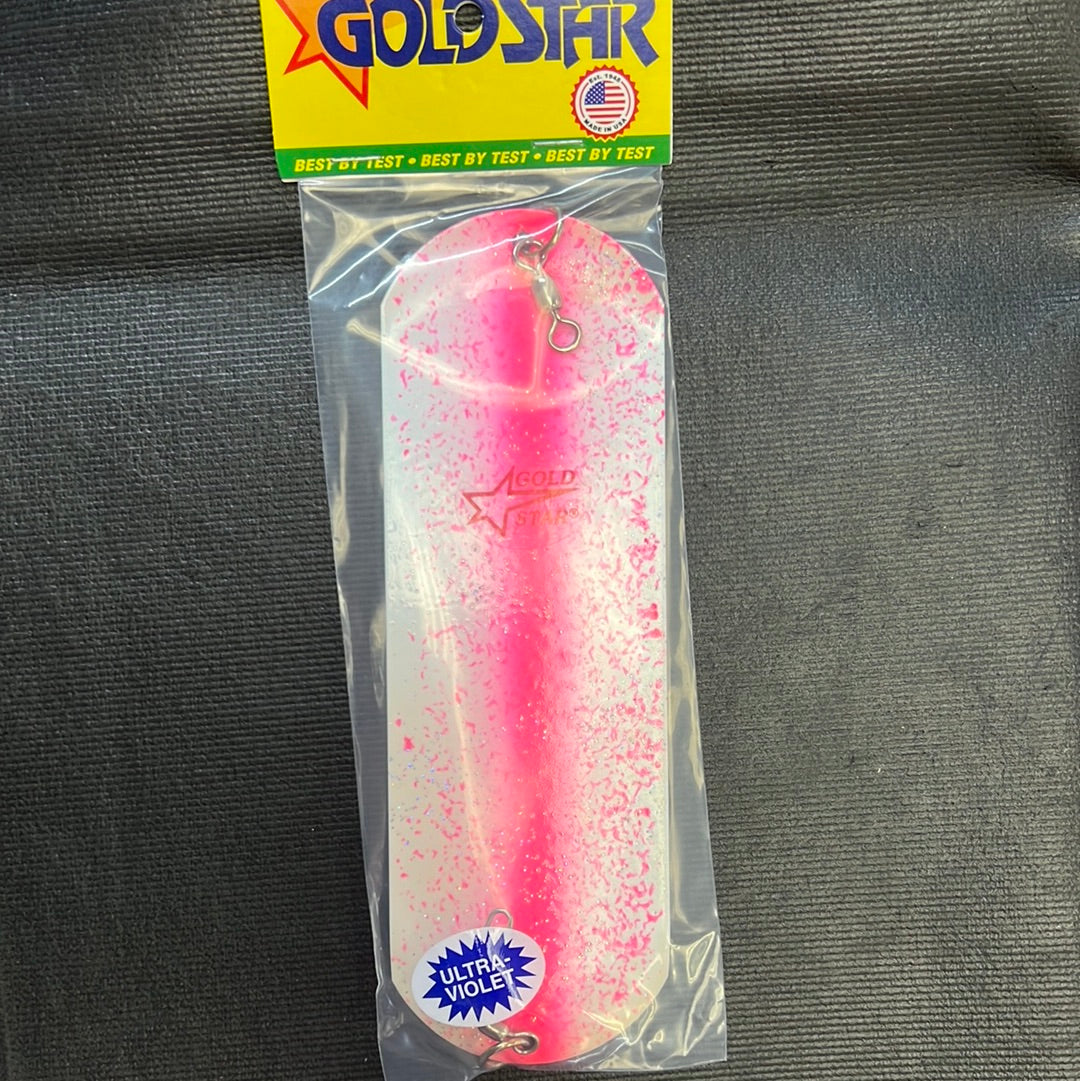 Gold Star UV White Pink Spatter #0