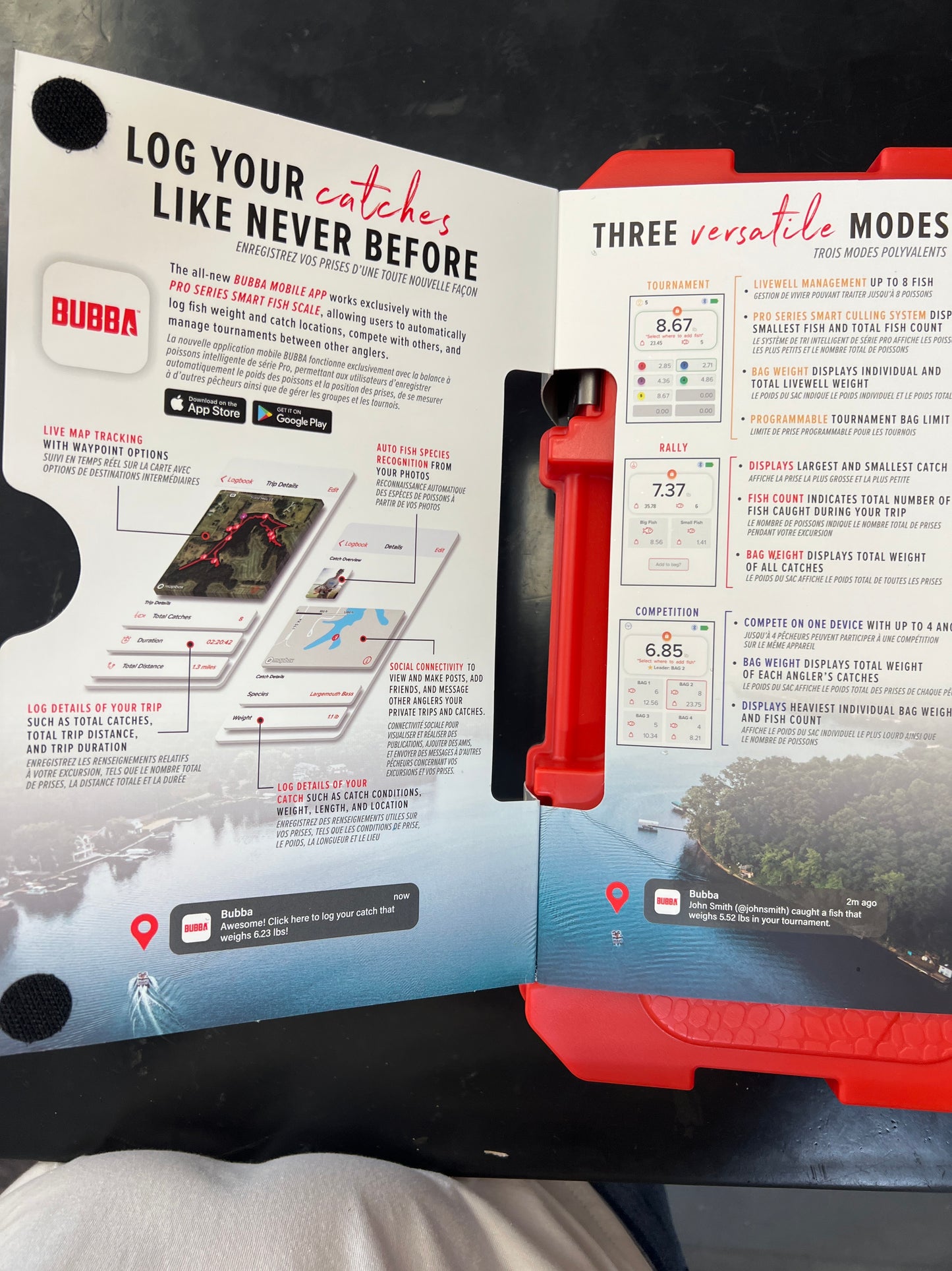 Bubba Pro Series 60lb weight Limit with Hard Case Storage