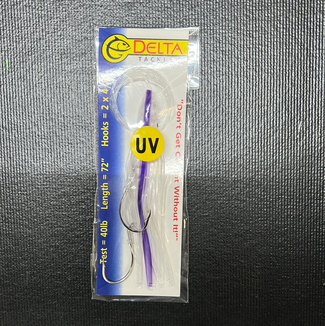 Delta Tackle 4.5" Squid Rigged Purple Haze
