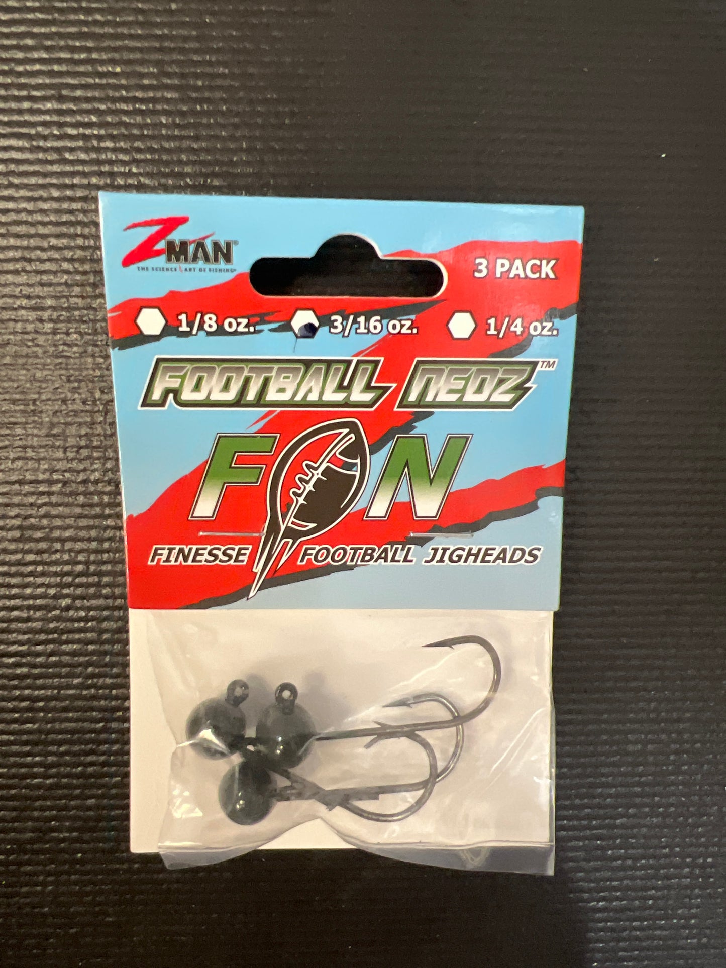 Z-Man Football Nedz 3/16oz Green Pumpkin