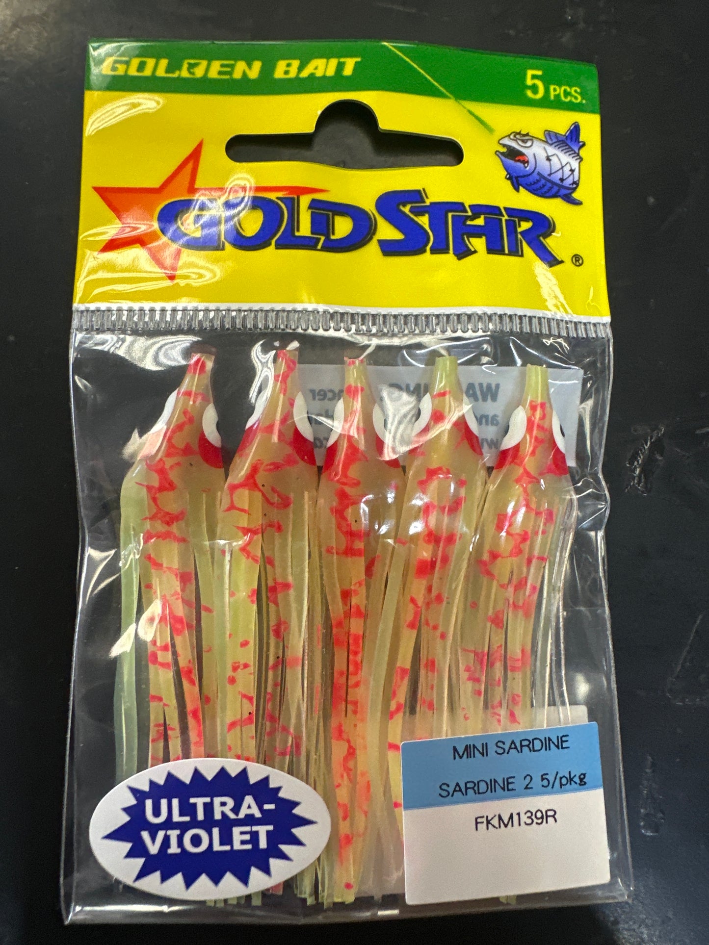 Gold Star MINI SQUIDS(5),UV FLAME SPATTER