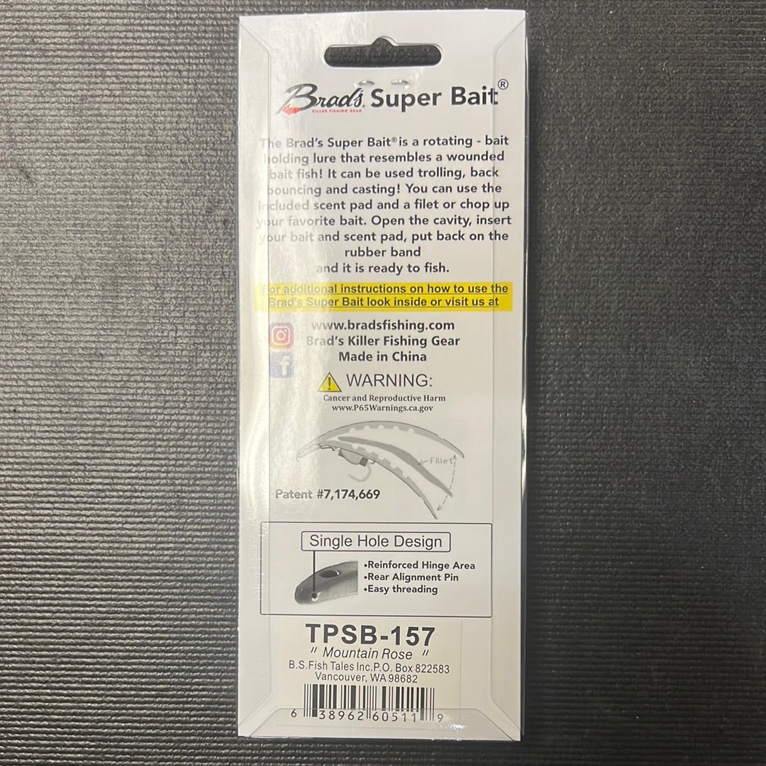 Brads Super Bait 2 Pack (Mountain Rose)