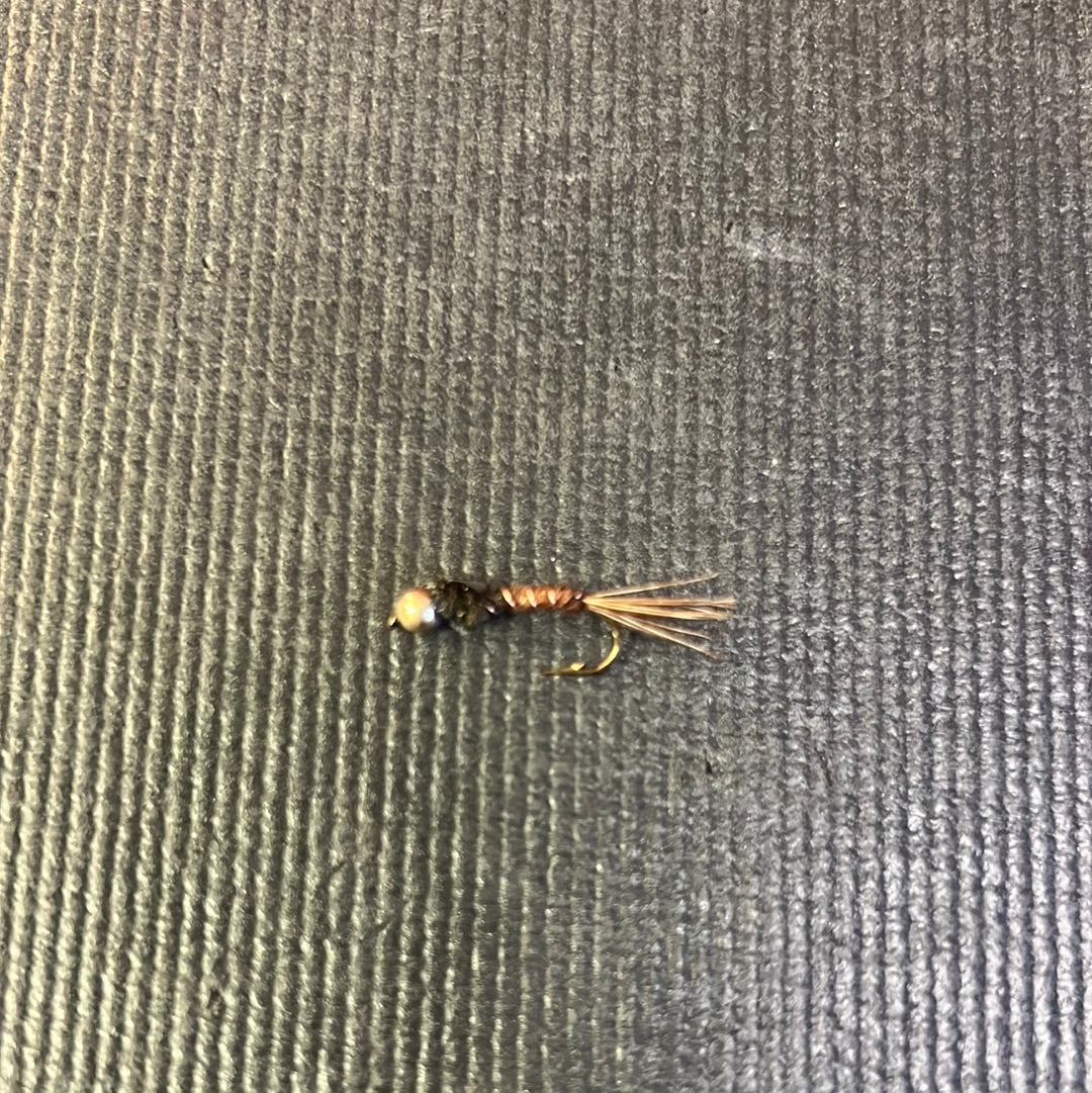 Jackson Cardinal Beadhead Flashback Pheasant Tail hook size 12