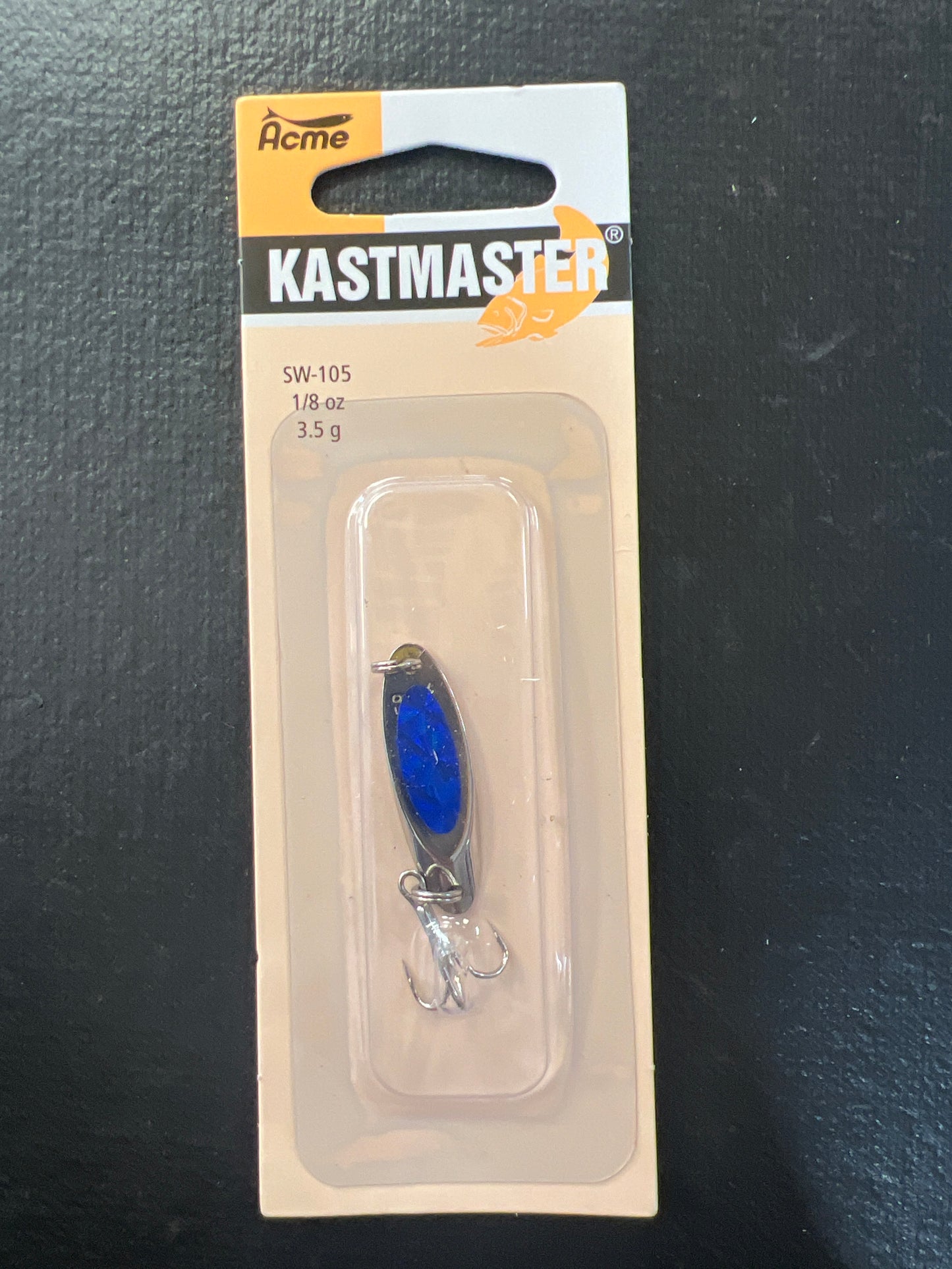 Acme Kastmaster 1/8oz Blue Silver Foil