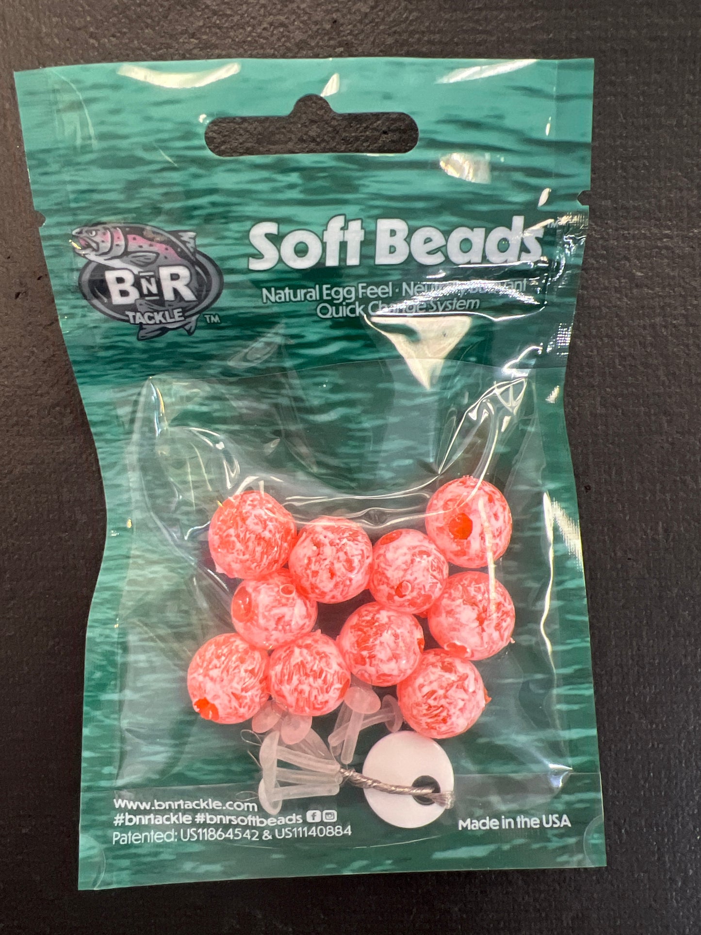 BnR Soft Beads 14mm Mottled Natural