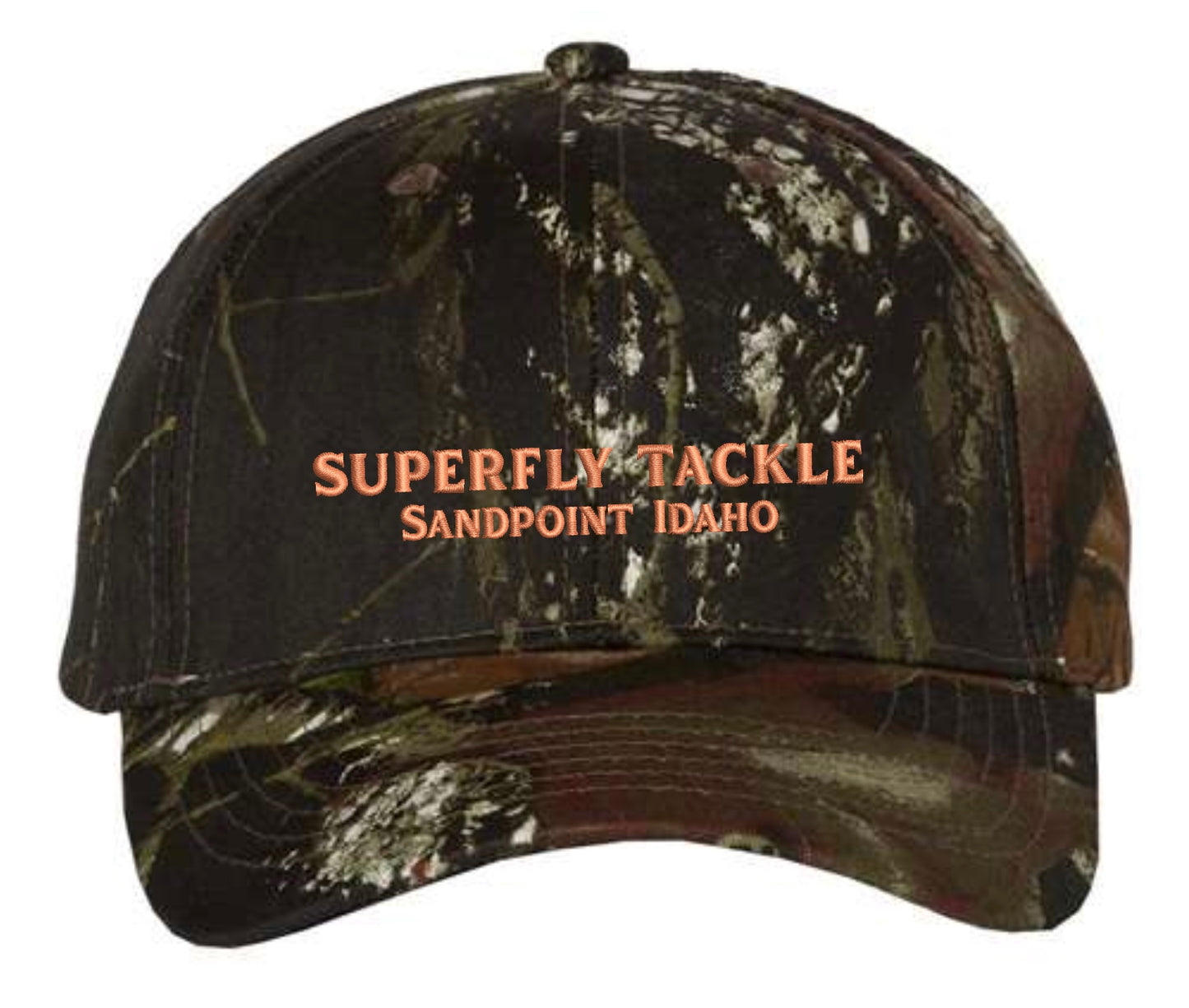 Superfly Tackle Camo/Orange Hat