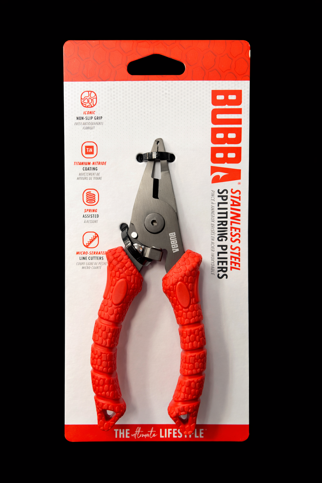 Bubba Stainless Steel Split Ring Pliers