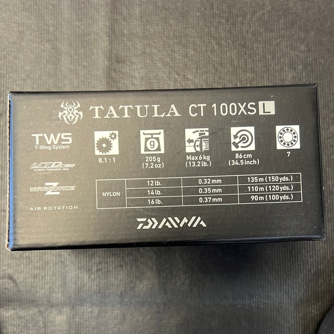 Daiwa Tatula 100XSL Casting Reel Left Hand