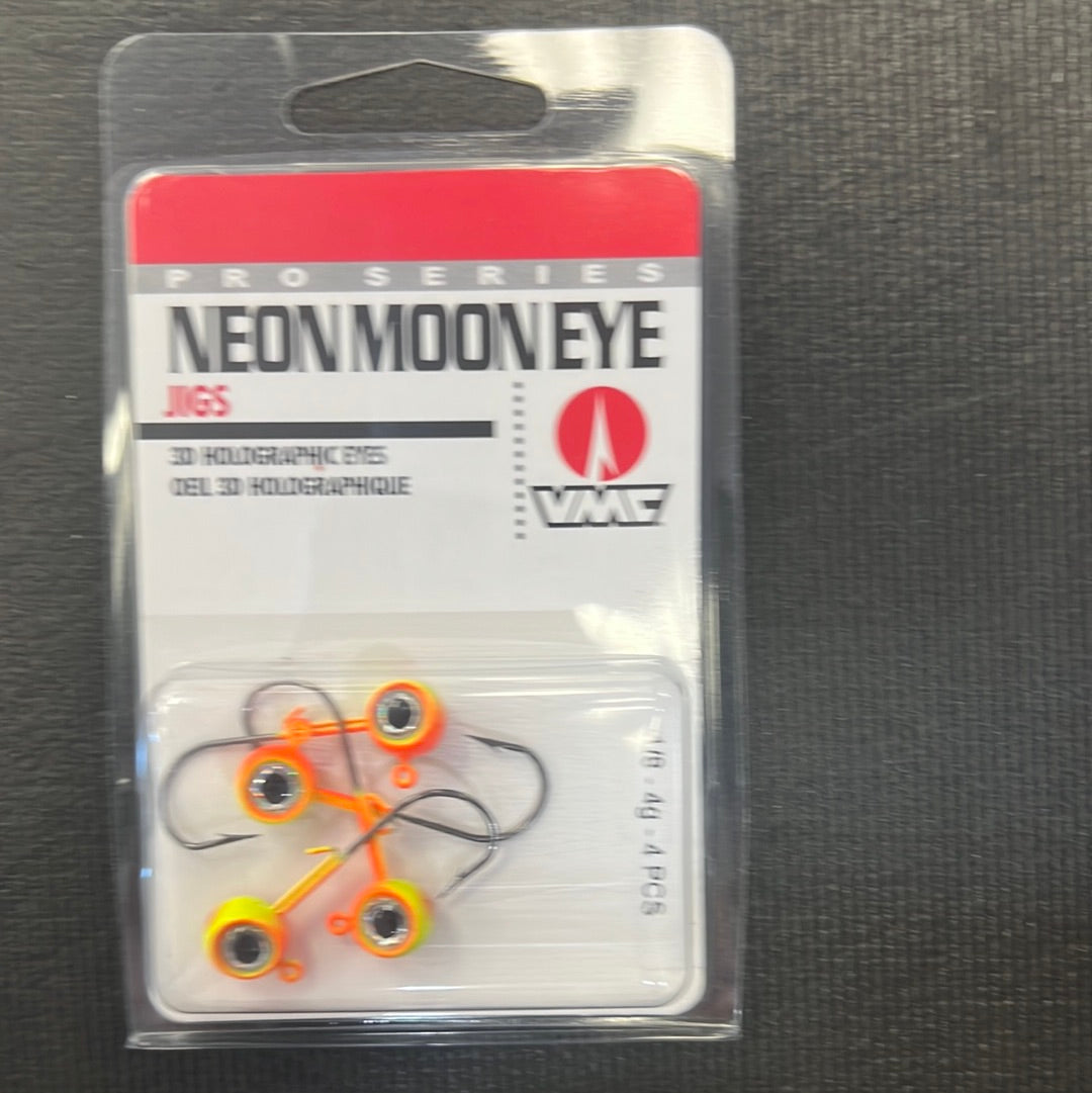 VMC Neon Moon Eye Jig 1/8oz Chartreuse Orange