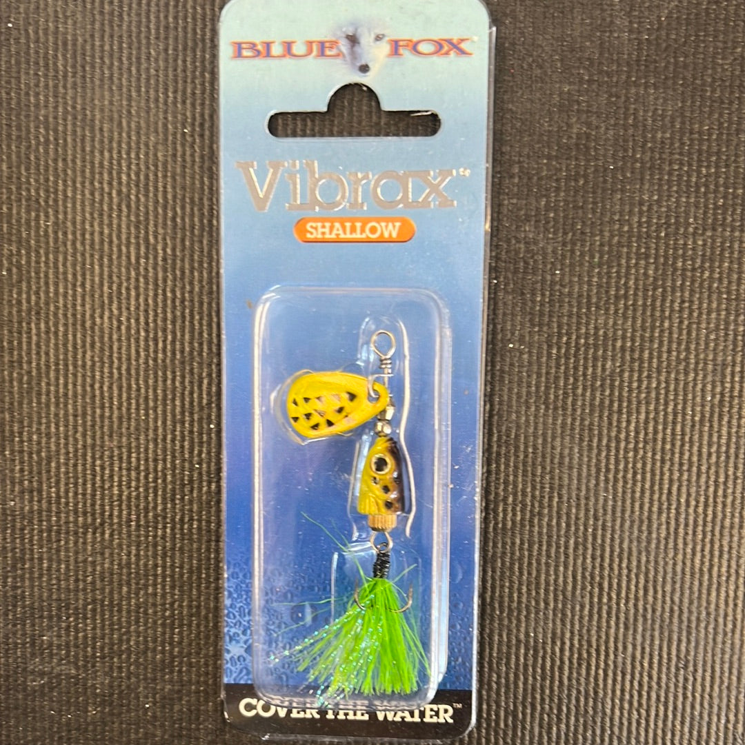 Blue Fox Vibrax Shallow 1/8oz chartreuse