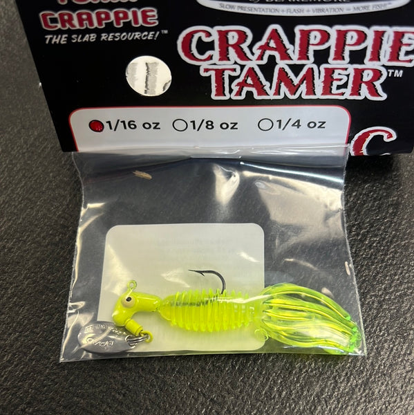 Team Crappie Jig 1/16oz "Chartreuse"