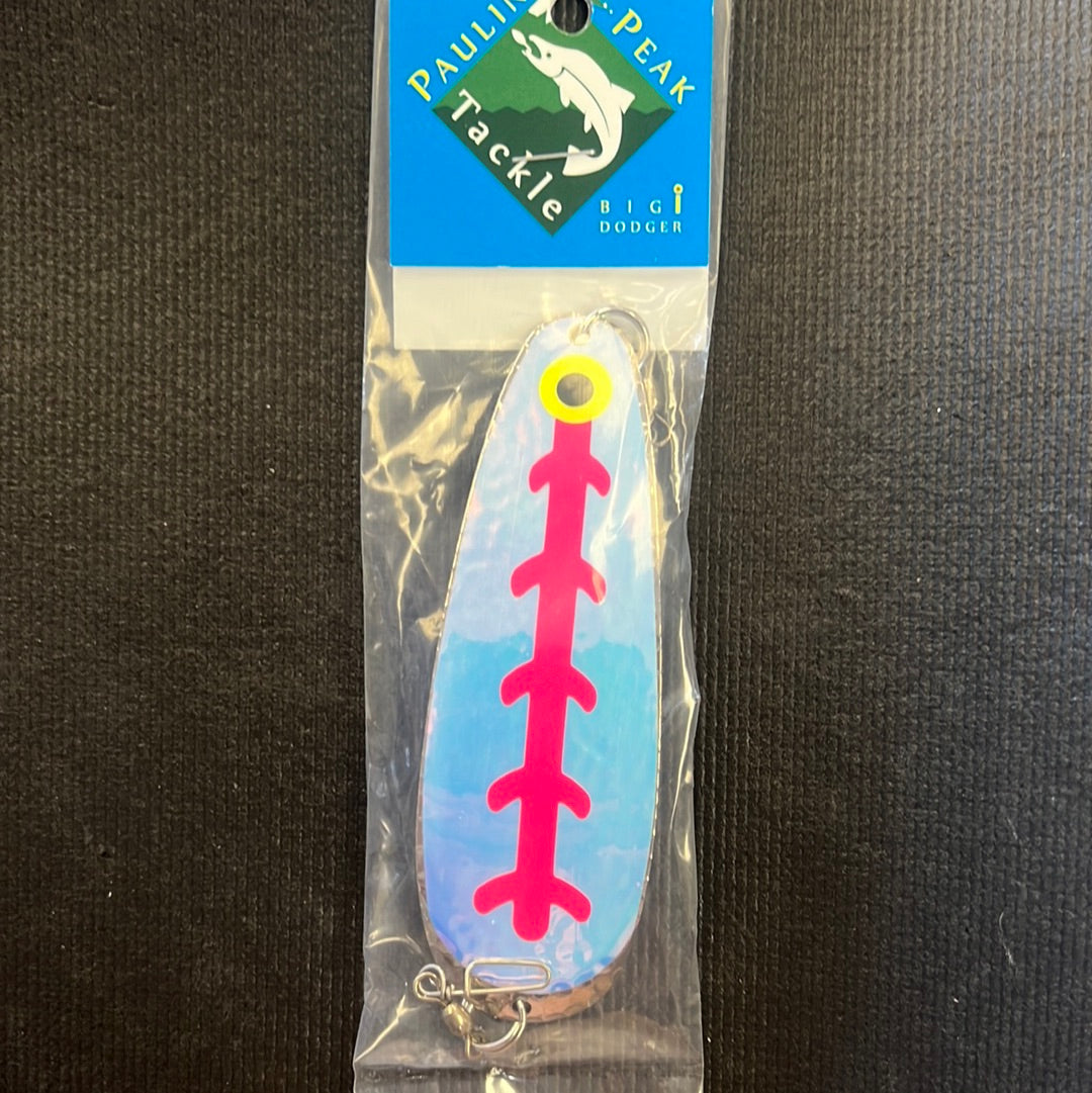 Paulina Peak Tackle Hammered Nickel Moon Jelly with Pink
