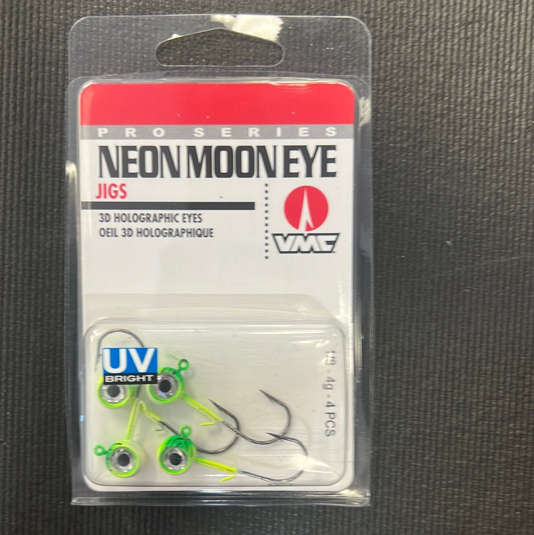 VMC Neon Moon Eye Jig 1/8oz Green Fire U