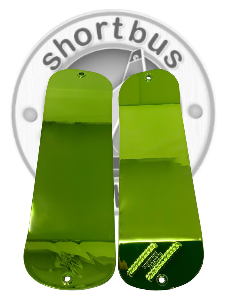 Shortbus 11" Chrome Dipped Flashers (Mirror Chartreuse)